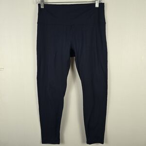ZYIA Pants Zyia Active Navy Blue Warm Luxe Leggings Size 6-8 Activewear Athletic
